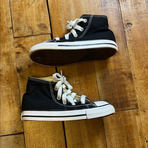 Converse Chuck Taylor high top Sneakers black white new size 9 unisex - Picture 8 of 8